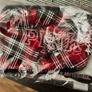 Pink new plaid face mask
